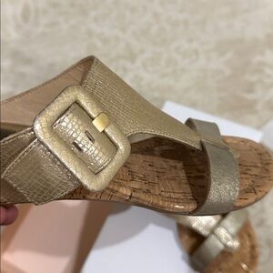 Donald J. Pliner Gold Sandals